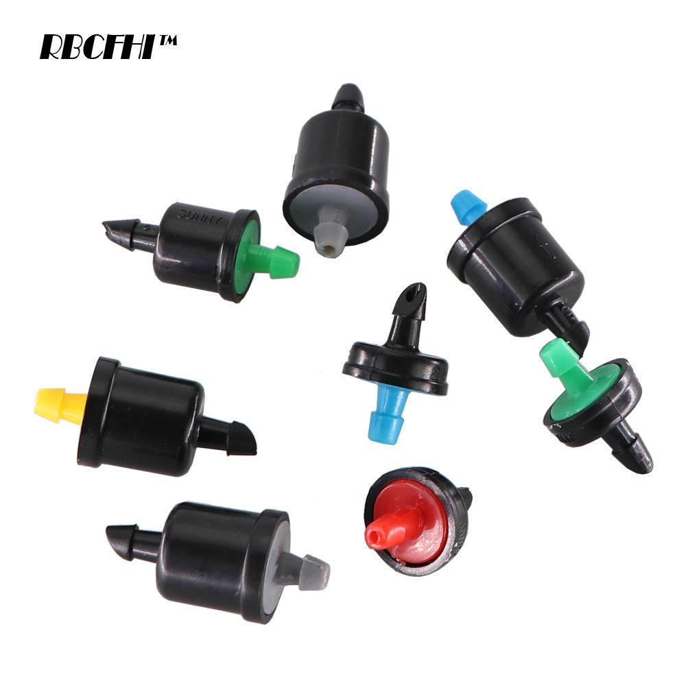 4/6/8/10/20/30/40/50/60L Fixed Flow Pressure Compensating Drip Emitter Self-Cleaning Durable Gardening Irrigation Flow Dripper