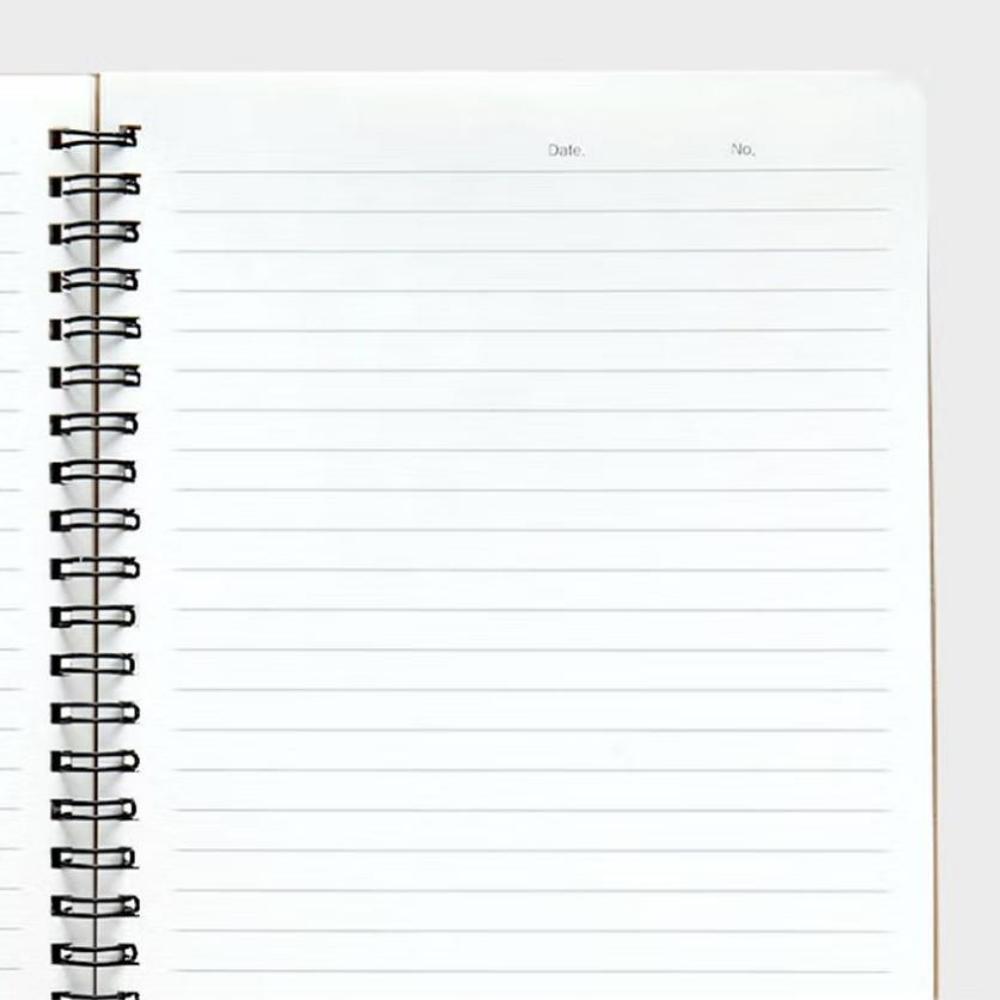 Kraftpappersomslagsanteckningsbok A5 (15,2 x 21 cm, 0,5'-9,92" x 0,6'-10,7") 60 ark