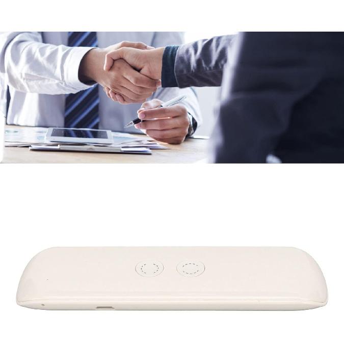 Intelligent AI Voice Translator, 144 Languages 2 Way Portable Translation Devices, Support, G5 PRO, for Travel Work Learning (White)