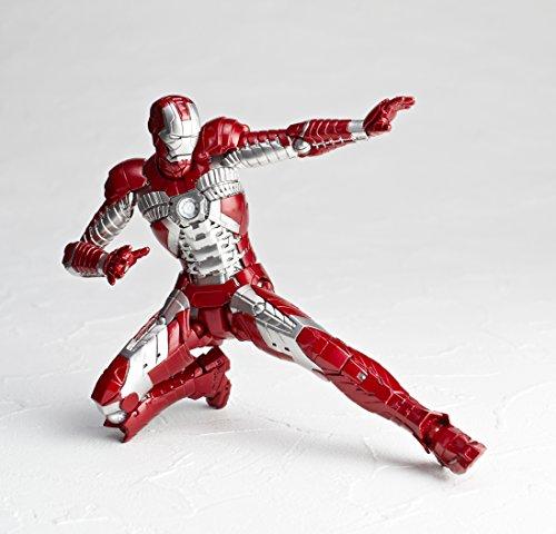 Legacy of Revoltech Iron Man 2 Iron Man Mark V Approx. 155mm ABS & PVC Painted Action Figure LR-024 [Parallel Import]