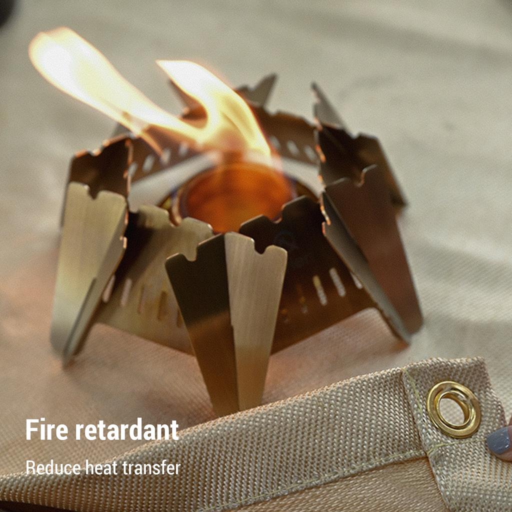 Brandwerende Mat Branddeken Vuurkorfmat Onder de Grill Beschermmat Brandvertragende Deken