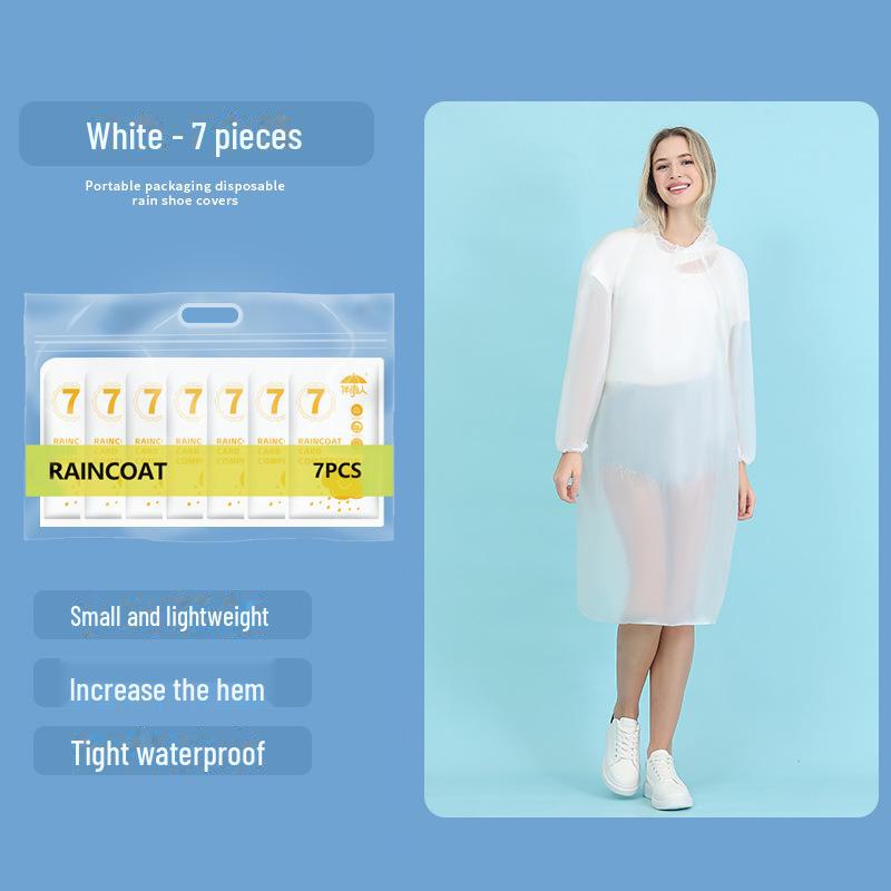 Couvre-chaussures jetables imperméables transparents - Épais, longs et emballés individuellement pour une utilisation en extérieur