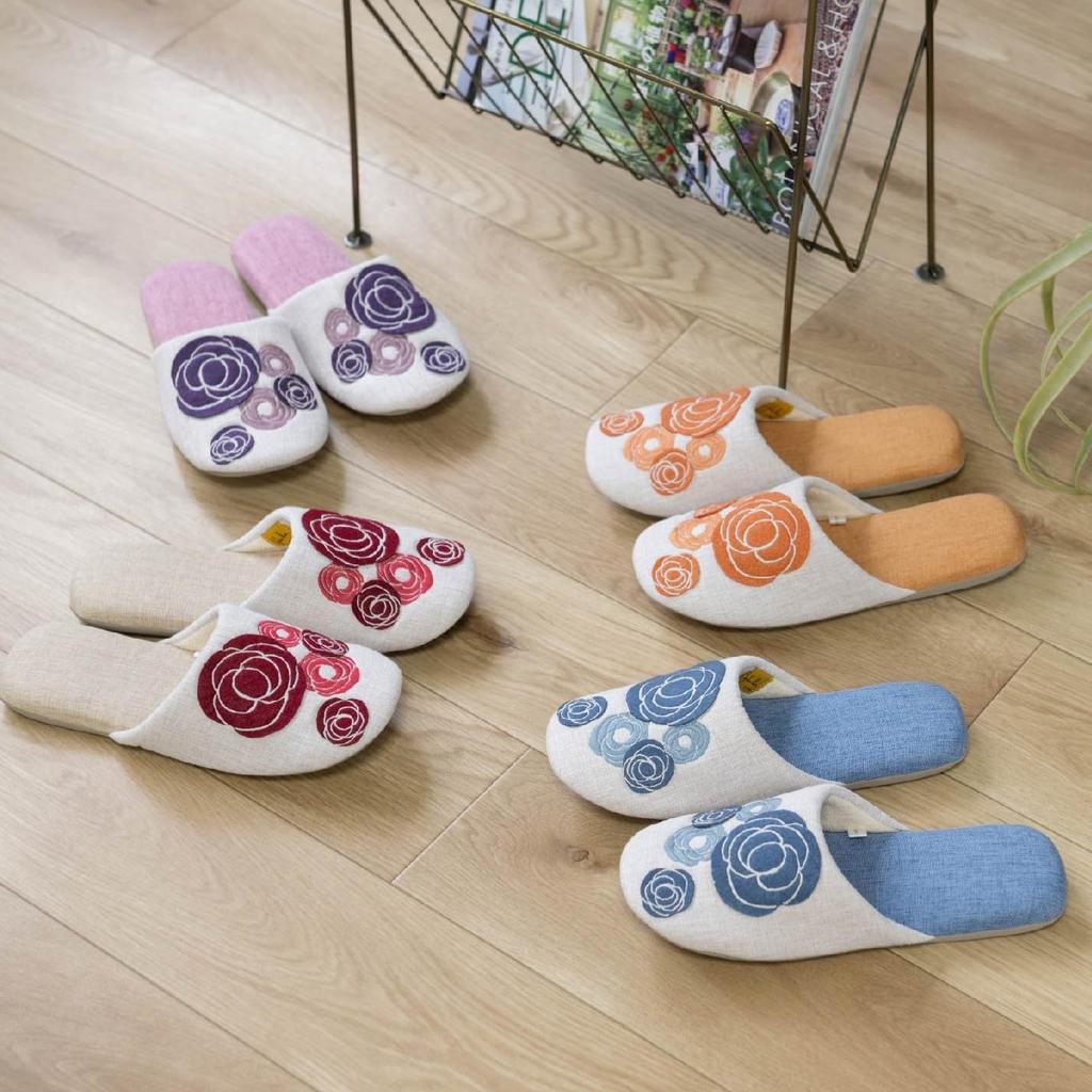 Sybilla Senko Kanthal Medium 47116 Slippers, (approx. 22-24cm), Blue,