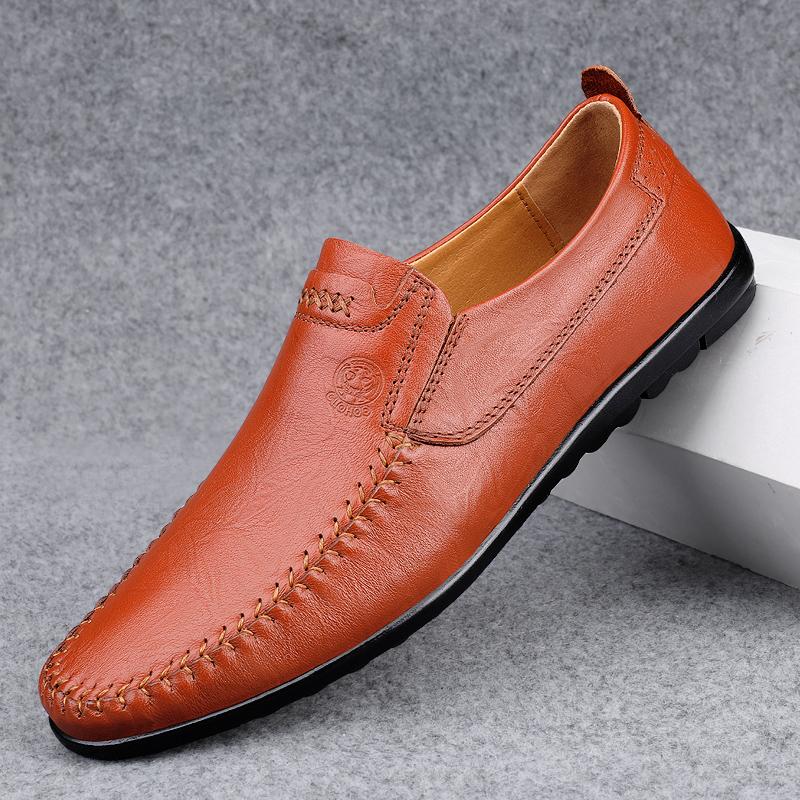 Men' Shoes Casual Formal Men's Loafers Moccasins Breathable Slip On Male Boat Shoes