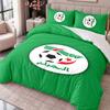 Algerien Nationalmannschaft 3-teiliges Bettwäsche-Set Bettbezug mit zwei Kissenbezügen für Schlafzimmer Heimdekoration