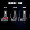 2Pcs 20000LM H8 H11 LED Headlight Canbus 9005 HB3 9006 HB4 16Core CSP LED Fanless Headlamp Bulbs Fog Lights Auto Lamp Plug&Play 6500K White 12V