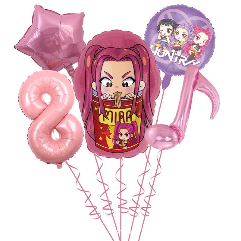Foil Balloons for Birthday Party Decorations Scene Setup