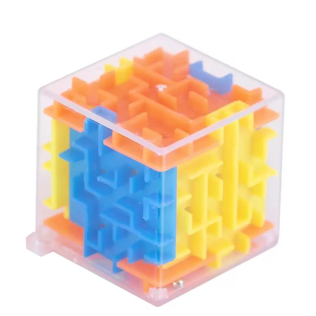 Stress Relieving Rubik'S Cube Maze Toy Rubik'S Cube 3D Ball Walking Maze Rotating Rubik'S Cube Six Sided Challenge
