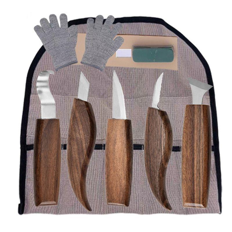 M-Modern-10 шт. Набор стамесок для резьбы по дереву, инструменты для ручной резьбы по дереву для DIY, резцы для резьбы по дереву, ручные инструменты