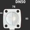 DN8/10/15/20/25/32/40/50/65/80 PTFE EPDM Sanitary Diaphragm Seal Gasket For Diaphragm Valve Homebrew