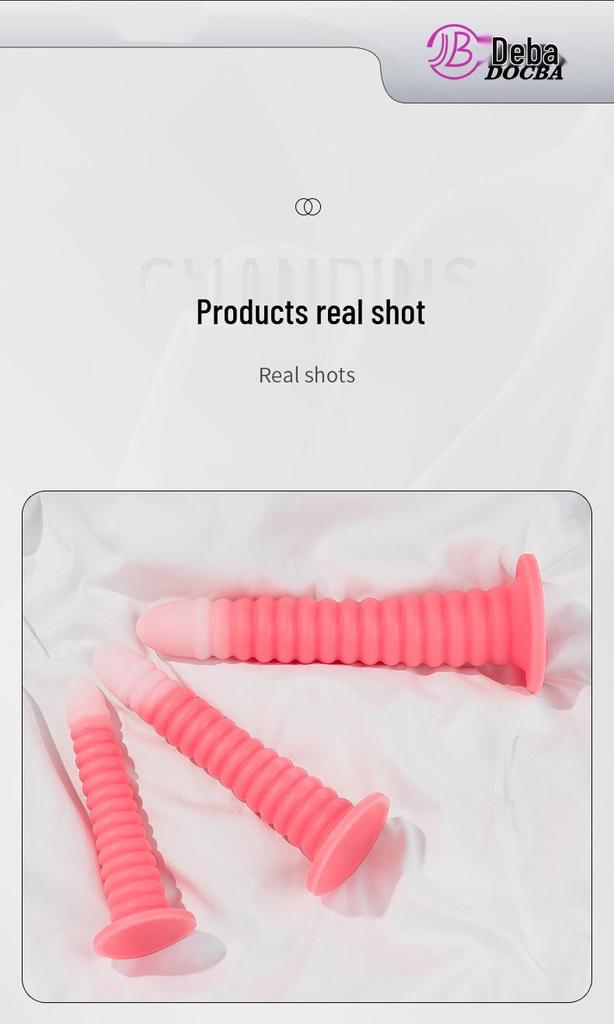 Deba Peach Charm Unisex Suction Cup Anal Massager 