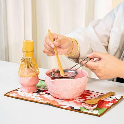 Ceramic Matcha Bowl Japanese Matcha Whisk Stand Holder High Quality Matcha Brewing Cup Gifts
