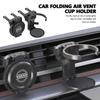 Portabicchieri Pieghevole Universale per Bocchetta d'Aria dell'Auto per Volvo V60 V50 V40 S80 S60 S90 C40 XC40 V70 XC70 XC60 XC90