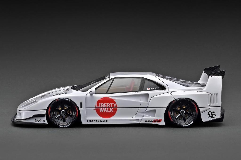 ignition model 40 White finished product IG3752 TK.Company 1/18 LB-WORKS