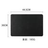 New woven plaid double-sided leather placemat teacup mat waterproof and oil-proof dining table mat western restaurant thermal insulation mat placemat