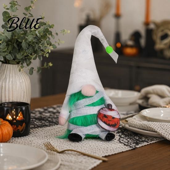 Festive Halloween Decorations Gnome Decor Faceless Vampire Bat Doll Figurine for Shelf Table Spooky Cool Cute Ornament Party Home Trick or