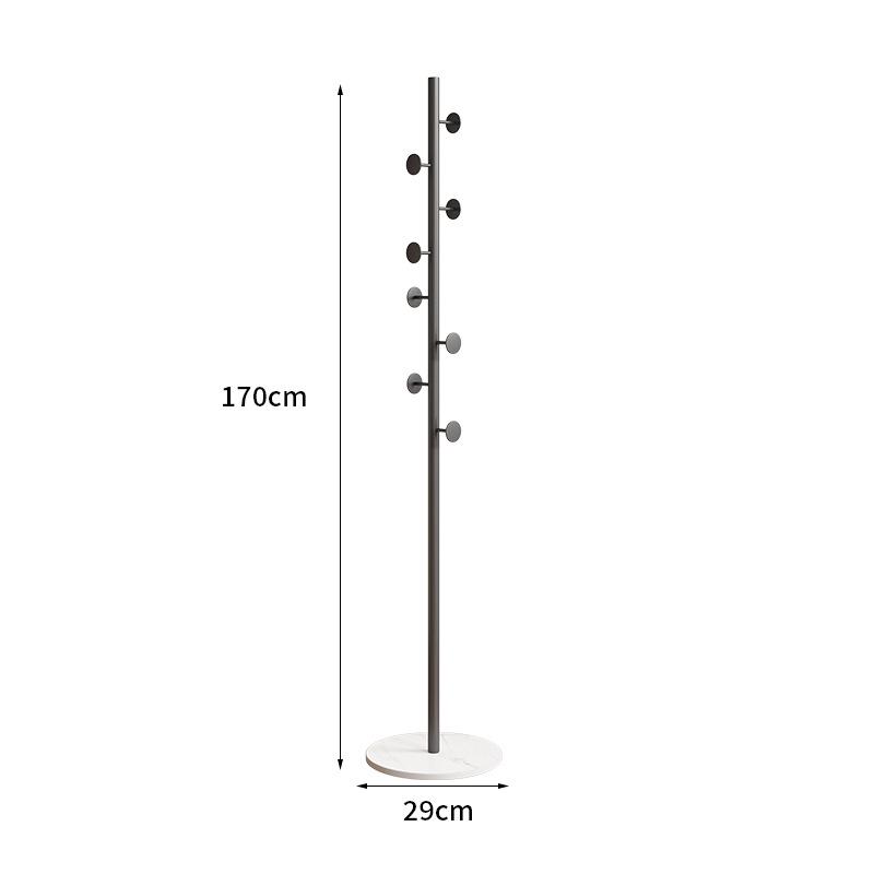 Elegantní kovový stojan na oblečení a úložná police na podlahu do ložnice a obývacího pokoje