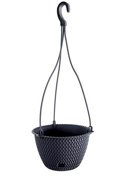 Super Merchant Bloempot Splofy Rond W Dspw230 Hangend Antraciet Prosperplast