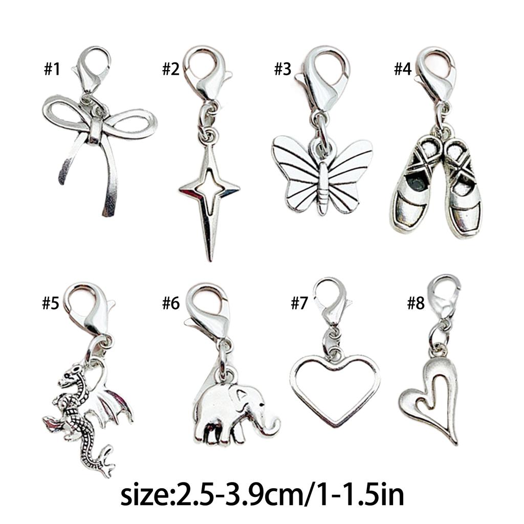 Delicate Shoe Pendant Stylish Key Pendant Fashion Key Adornment Unique Bag Pendant Alloy Texture Suitable for Shoe Bag