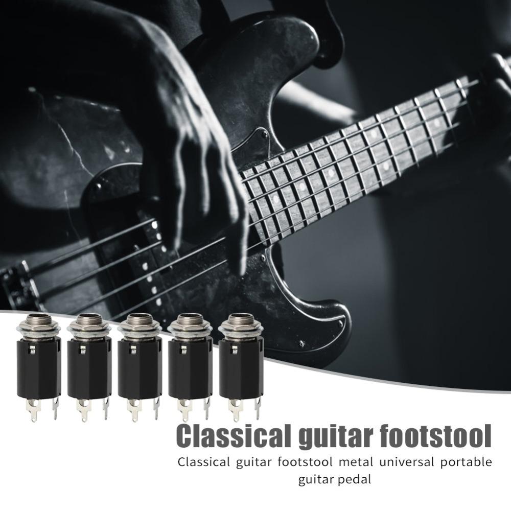

Output Guitar Stereo Output Plugs 6.35mm 6.35mm Plug Sockets Connector Musical Instruments A