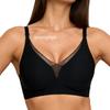 Seamless Mesh Wireless Bra for Women Gathered Lifting Anti-Sagging Comfort Intimates for Small Bust