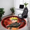 Tapis rond de bureau Naruto 1 pièce, Antidérapant, Doux et Durable, pour Décoration Intérieure, Parfait pour le Bureau, Belle Décoration