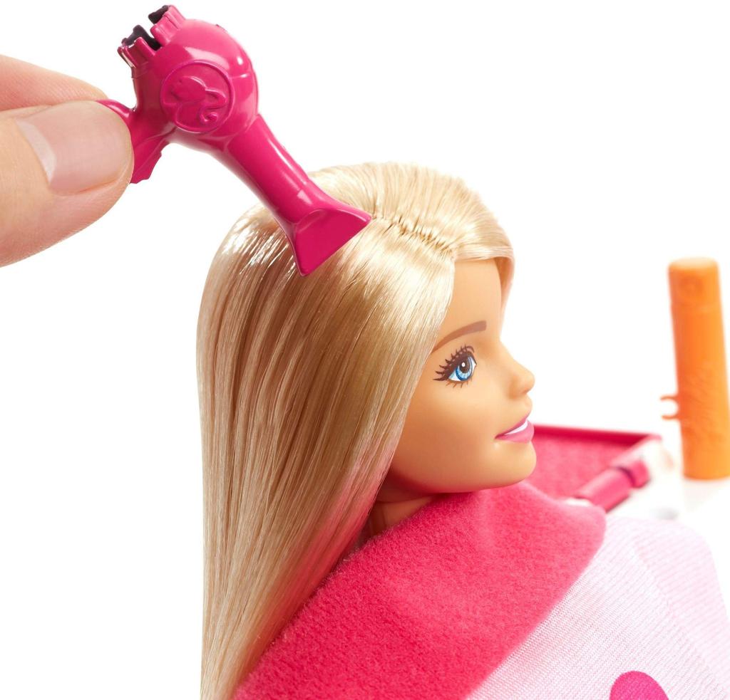 Barbie FJB36 Salon Doll Accessories Set, Multi-Colour