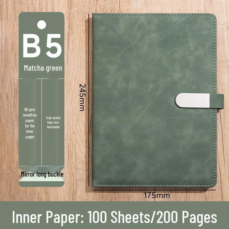 Custom Logo A5 High-End Office Notebook with Premium Cover and Inner Pages