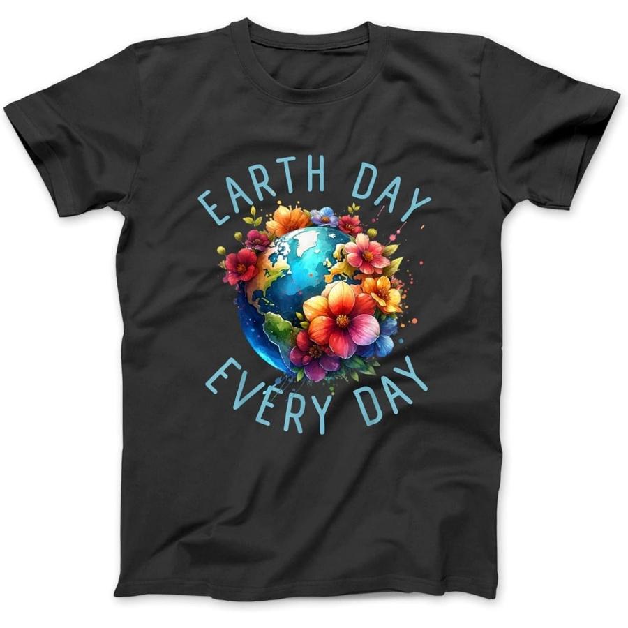 

Womens Earth Day Everyday Planet Anniversary T-Shirt NVY Mens Womens Longsleeve Hoodie, Sweatshirt XXXXXL чорний