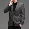 FHLHY Long Sleeve Tailored Available In Large Sizes Men's Slim-Fit Jacket, Casual, Business, Stylish,