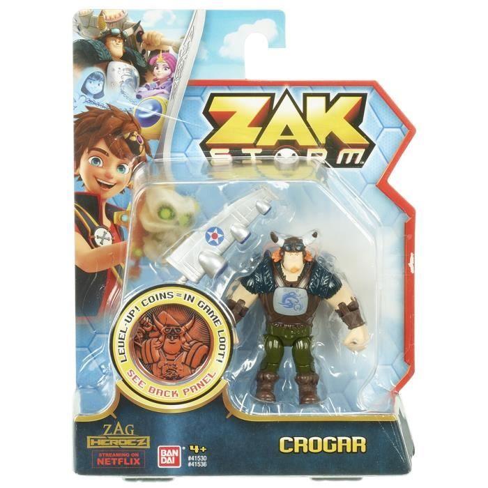 Figurine articulée Crogar - BANDAI - ZAK STORM - Noir - Pour enfant à partir de 4 ans