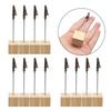 12 Pcs Memo Clip Holders Photo Holders Name Card Holders for Party Restaurants J0MC