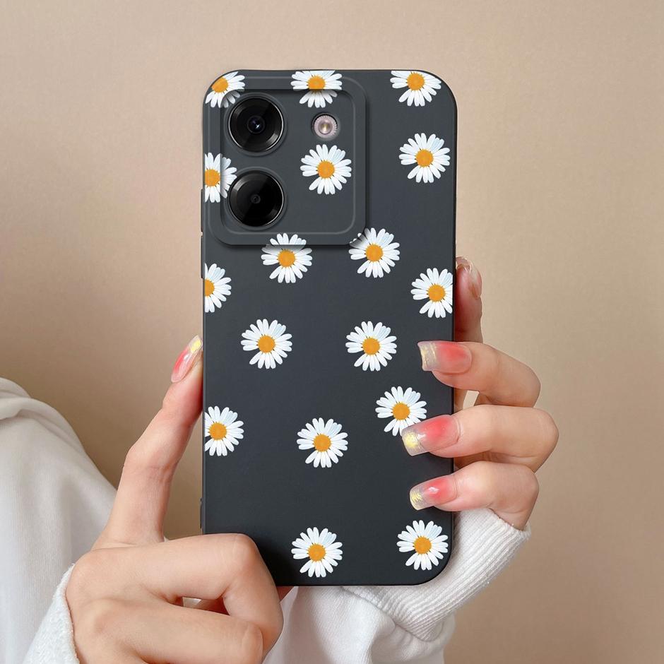 For Xiaomi Poco M7 Pro 5G Case Cute Cartoon Sweet Girl Silicone Soft Protective Back Cover For XiaomiPocoM7 Pro 5G Fundas Coque