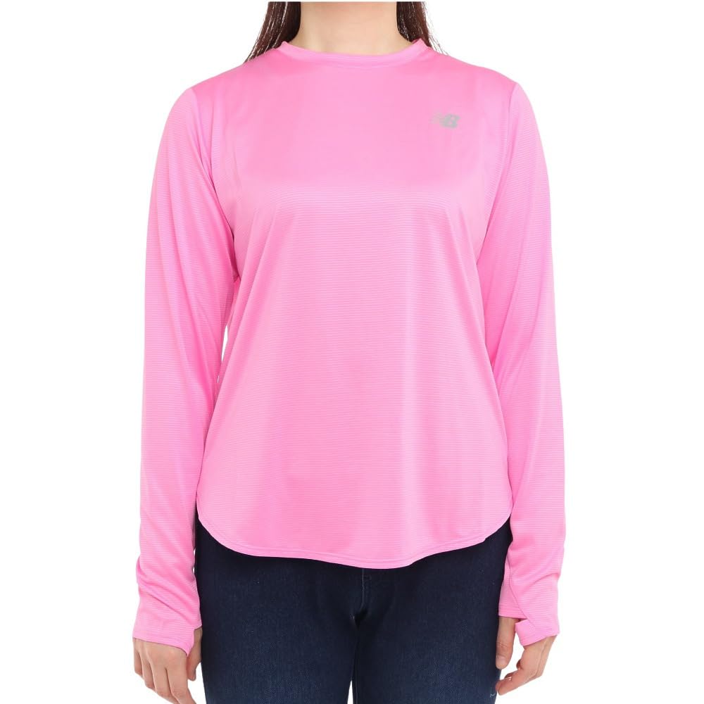 

Long Sleeve Accelerate Long Sleeve WT11224 Long Sleeve Vibrant Pink S [New Balance] T-Shirt T-Shirt Women s (VPK)