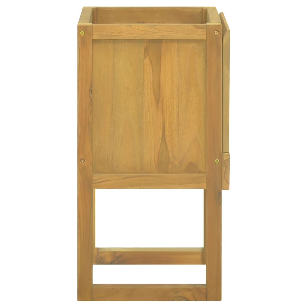 Bathroom Cabinet 41 X 40 X 75 Cm Solid Teak Wood