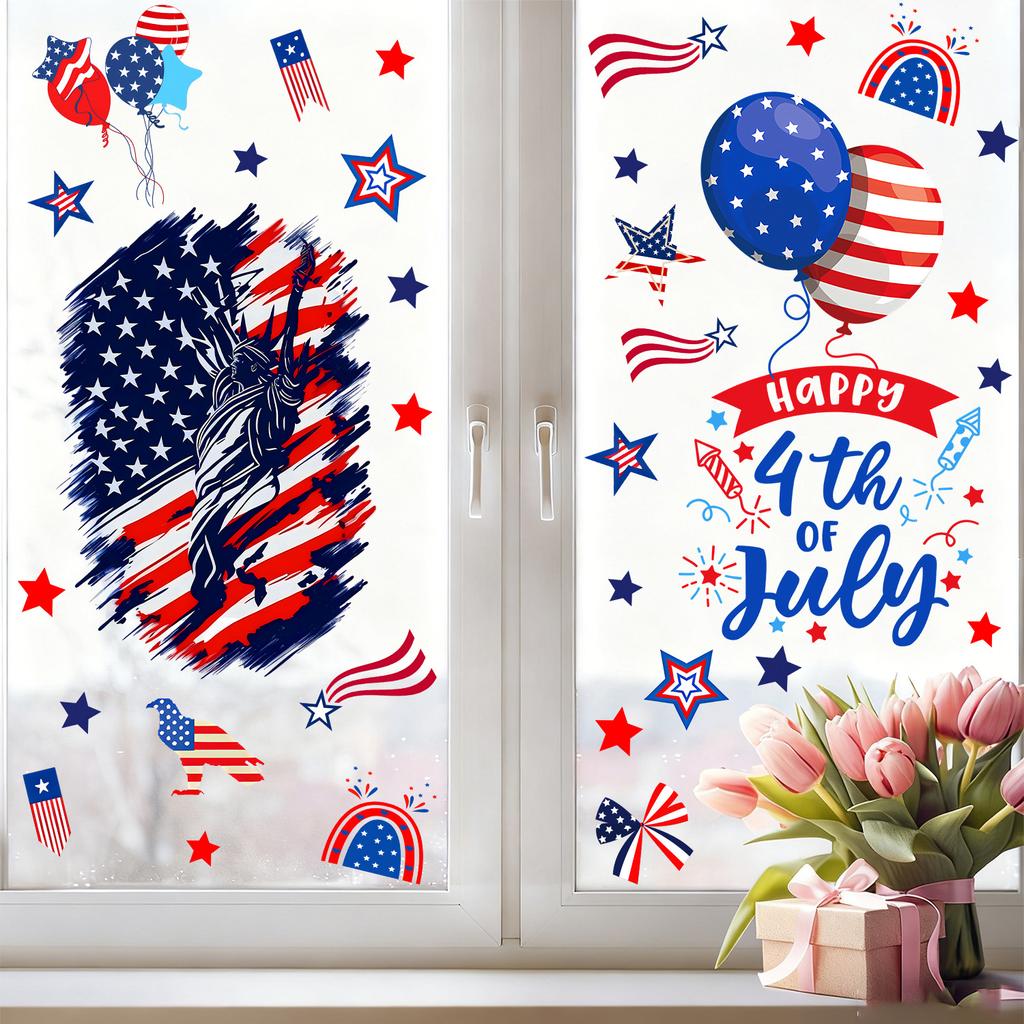 Glass Film for Bedroom, Bathroom, Living Room, Balcony and Window Decoration Stickers