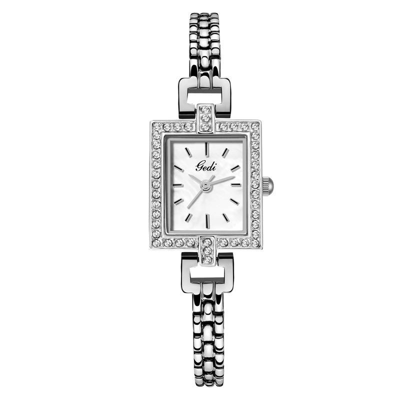 

High Value Alloy Bracelet Watch Medieval Small Square Plate Exquisite Quartz Watch Women S Small Light Luxury Waterproof Watch