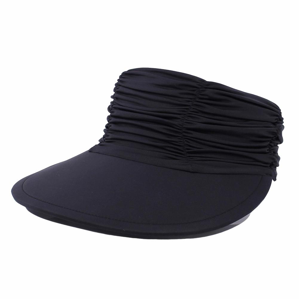 Womens Sun Visor Hat Wide Brim Cool Adjustable Sun Visors Caps Summer Beach Sun Protection Hats