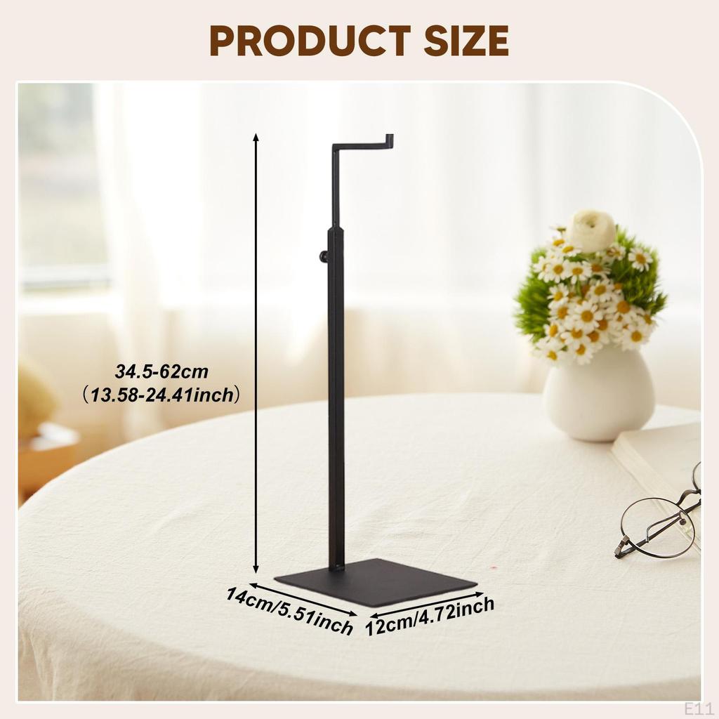 Purse Display Stand Adjustable Height Space Saving Portable Bag Hanger Handbag Exhibitions,