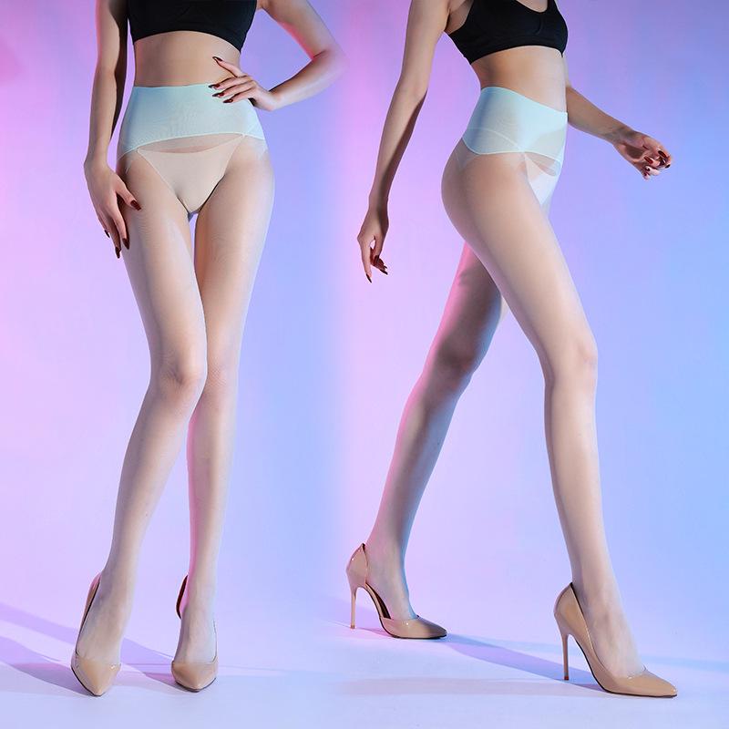 Women's Stockings Invisible Summer Pantyhose Ultra-Thin Seamless Lycra Silky Anti-Hook Sockings Breathable Socks Night Club Wear