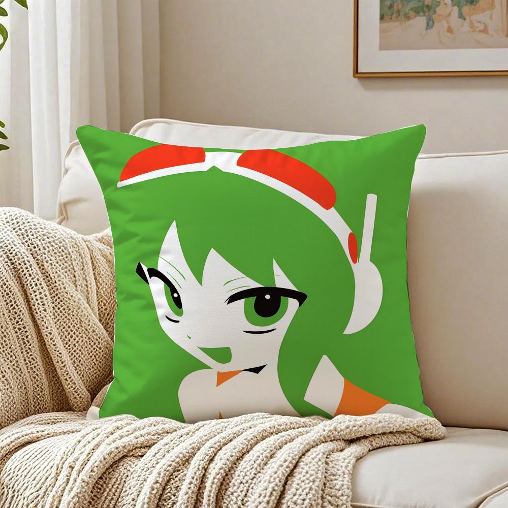 G-Gumi Megpoid Cushion Cover Pillowcase Anti-Dustmite Living Room Sofa Decor Cushion Room