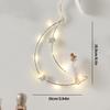 Five-Pointed Star/Moon Decorative Pendant Winter Ceiling Window Ornament Elegant Wall Hanging Christmas Tree Decoration