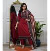 Damen Designer Party Wear Kurta Hose Dupatta Set Indische Bollywood Oberteil Tunika Salwar Anzug