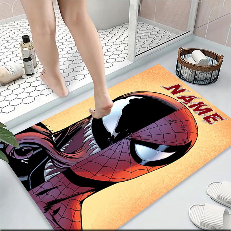 Custom Name "Spider-Man: Wonder" Carpet Rug Customizable Soft Washable Anti-Slip Home Living Room Sofa Mats Personalized Rug. 0909299