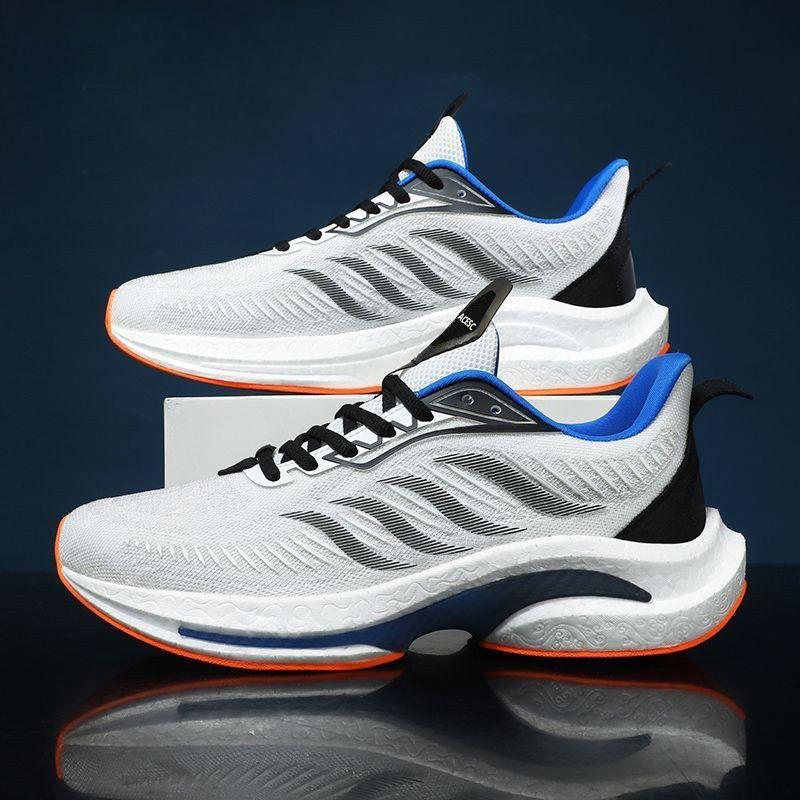 Spring running shoes new couple sports shoes shuttle surface breathable soft sole casual men's shoes