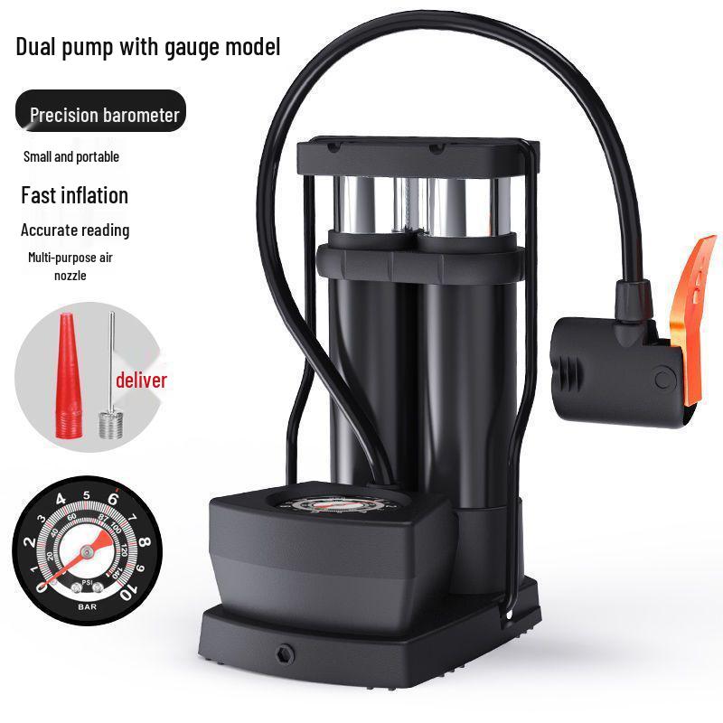 Universal High-Pressure Electric Foot Pump for Basketballs and More
