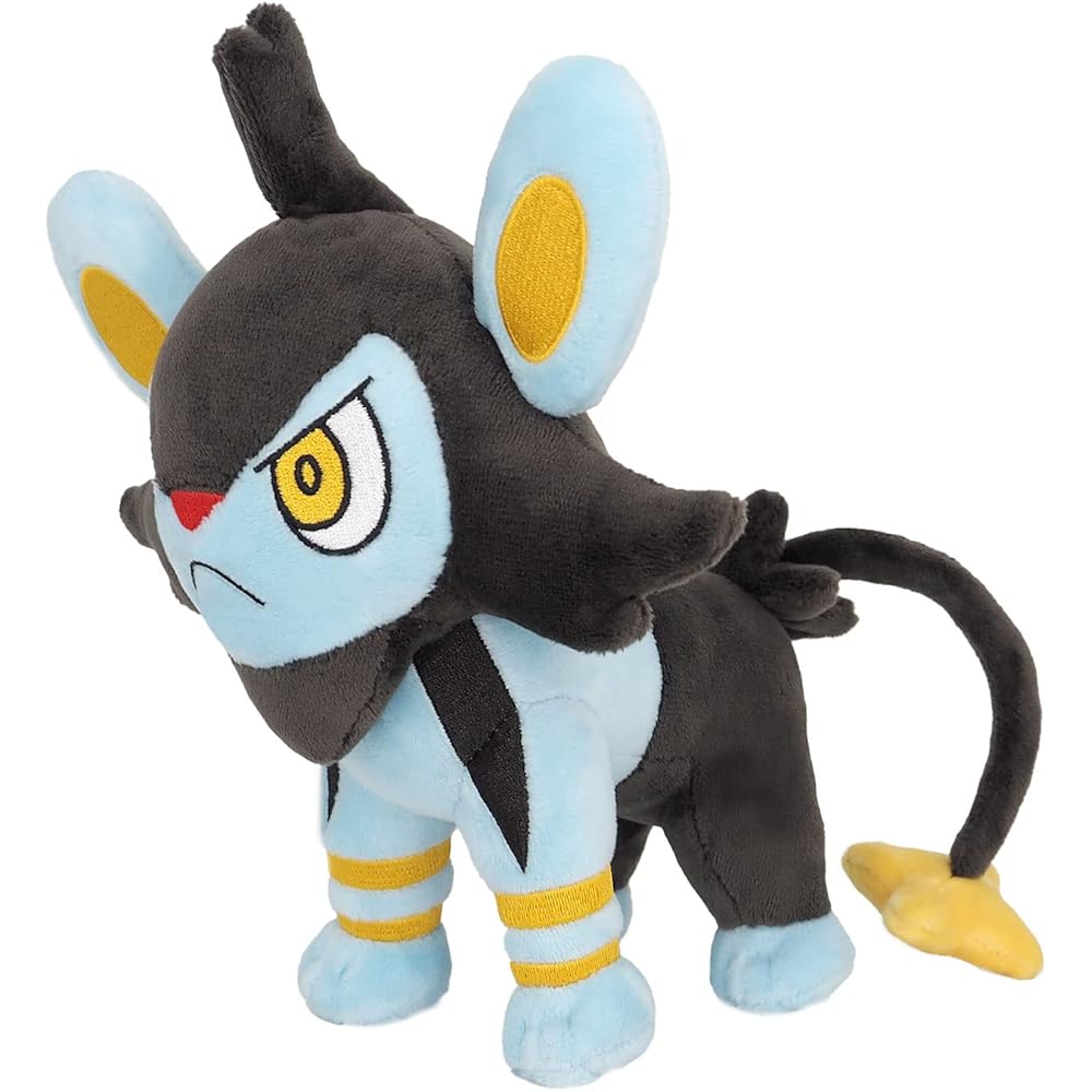 Sanei Boeki Pocket Monsters All Star Collection Luxio Plush Toy 17x16x19cm Pokmon