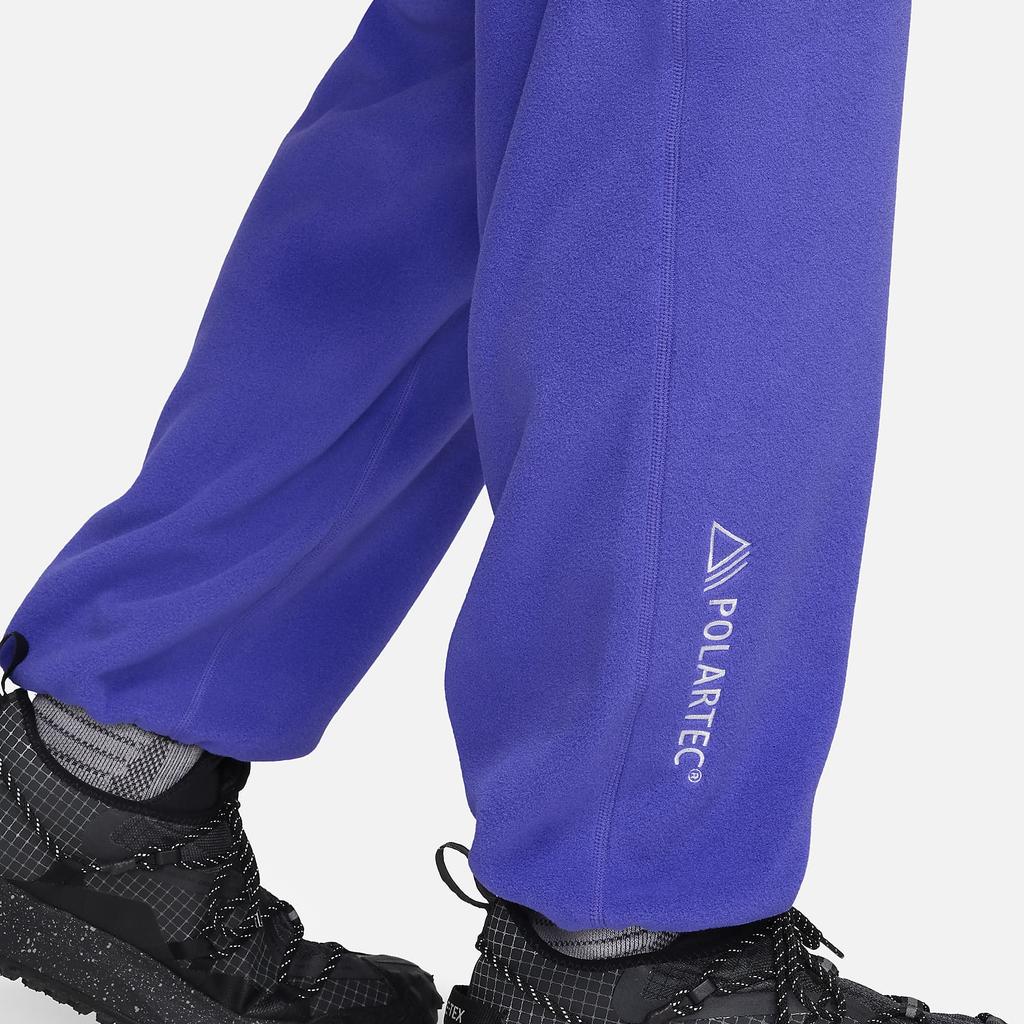 Nike ACG Polartec Solid Color Lace-Up Casual Cuffed Knit Joggers Men Joggers Persian-Purple CV0659-510
