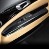 For KIA Carnival KA4 -2026 Car Tuning Carbon Fiber Window Button Cover Trim Interior Replacement Parts Accessories LHD