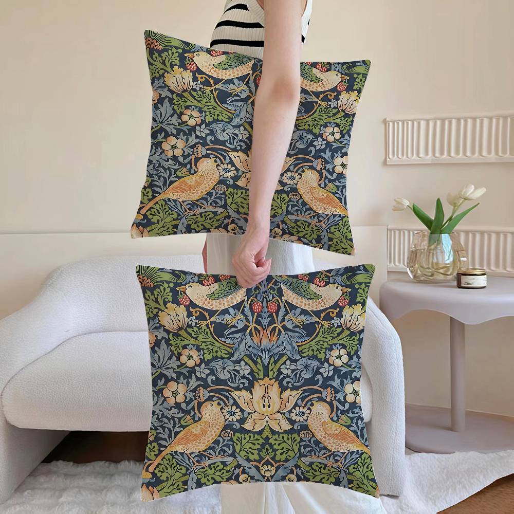 William Morris Thief Pillowcases Let It Snow Merry  Bright room home decoration 30x30cm